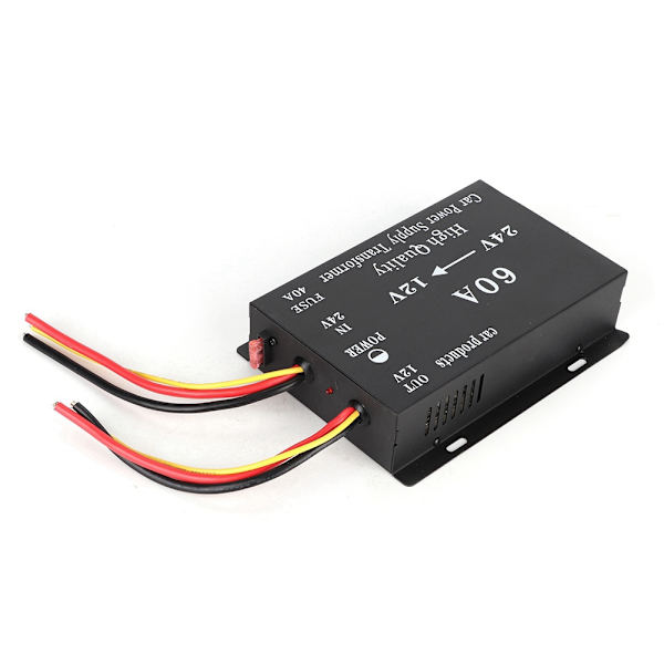 720W 60A 24V til 12V Bil DC Strøm Elektrisk Buck Transformer Konverter Adapter