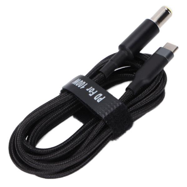 Opladerkabel til bærbar computer TypeC han til 7,9x5,5 mm DC-stik PD strømkabel til bærbar computer til Lenovo (0,5m)