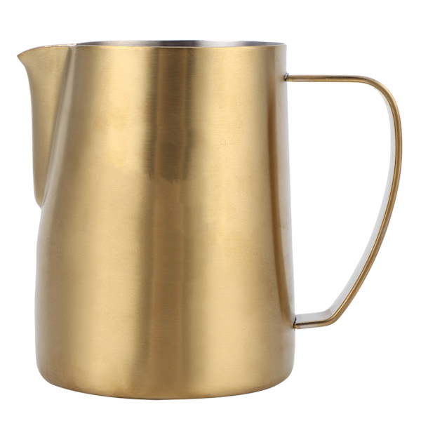 600ml Multipurpose Coffee Cup Mugg 304 rostfritt stål Mjölkskummande kanna Kaffetillbehör