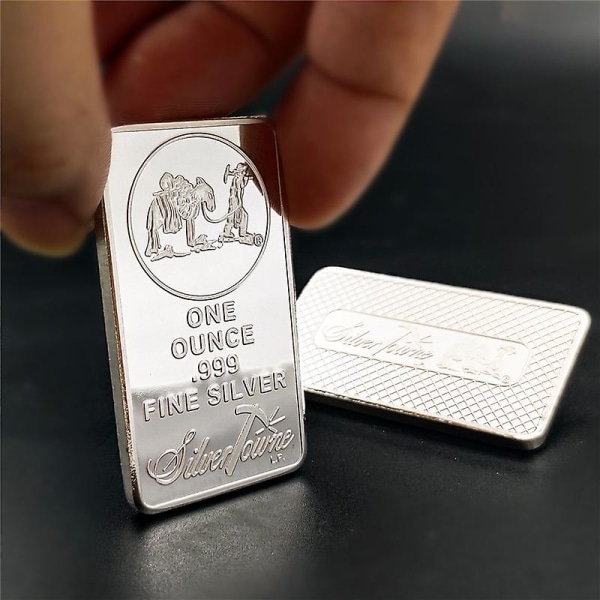 American Prospector 1oz 999 Value Fine Silver Bullion Bar Us Union Metal Coin