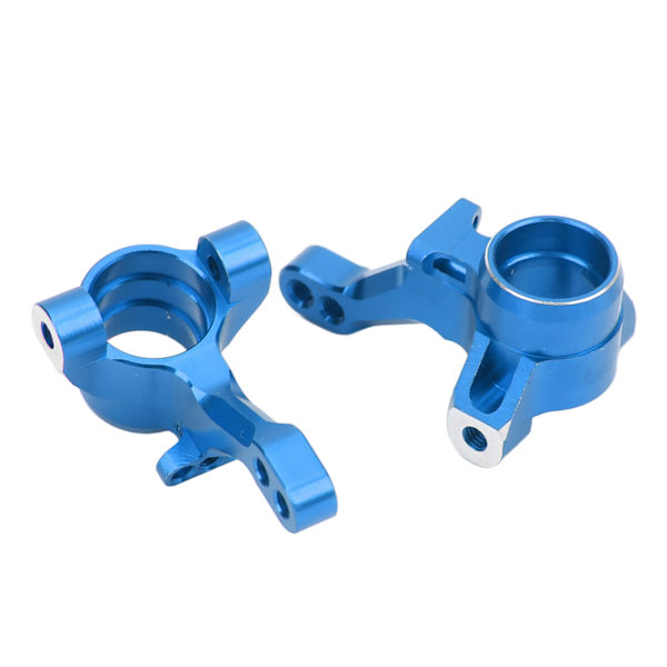 RC Bil Styringskopp Aluminiumslegering Oppgradering Knuckle Arm for Traxxas 4 Tec C8 1/10 Kjøretøy 1 Par Blå