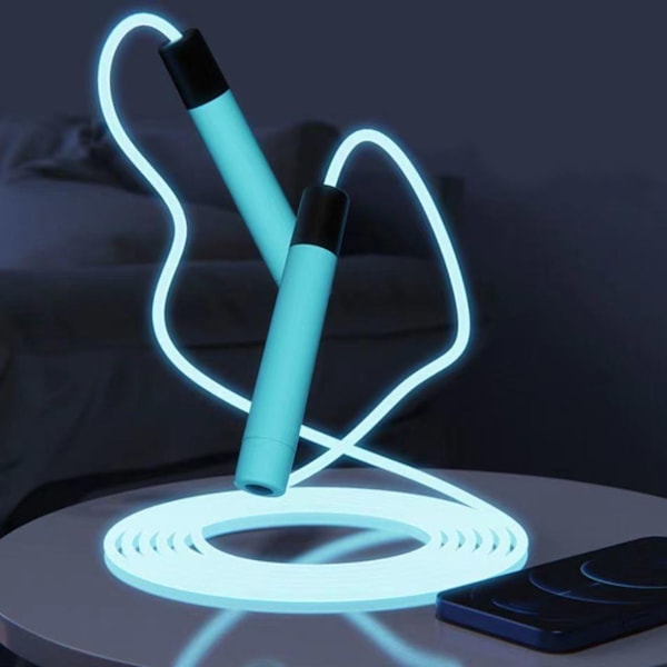 Hopprep Lätt Bärbar Hög Styrka Hållbar Luminous Hopprep för Vuxna Barn Himmelblå