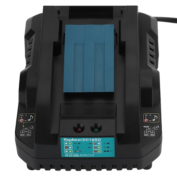 4A litiumbatteriladdare för Makita DC18RC 14,4V 18V elverktyg 100‑240V 50‑60HZEU-kontakt
