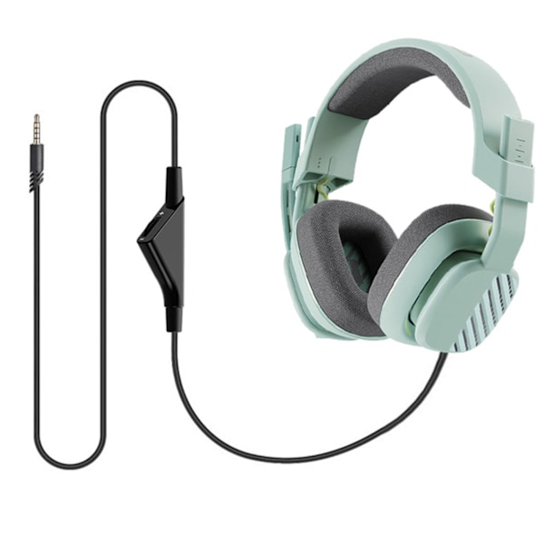 Spillhodetelefon lydkabel 2 meter justerbar volum 3D stereo forlengelseskabel for Astro A10 A40 A30