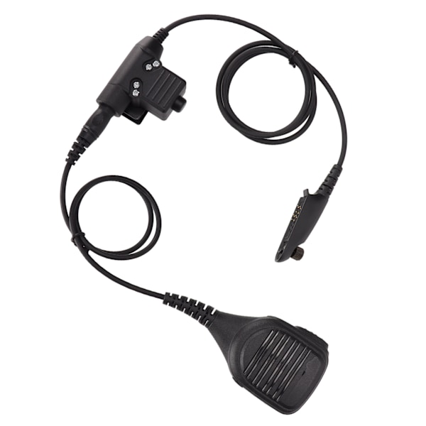 7,1 mm handhållen mikrofon Plug and Play Walkie Talkie Shoulder Mic med U94 PTT för MOTOROLA GP338 GP‑328 GP‑340 GP‑380