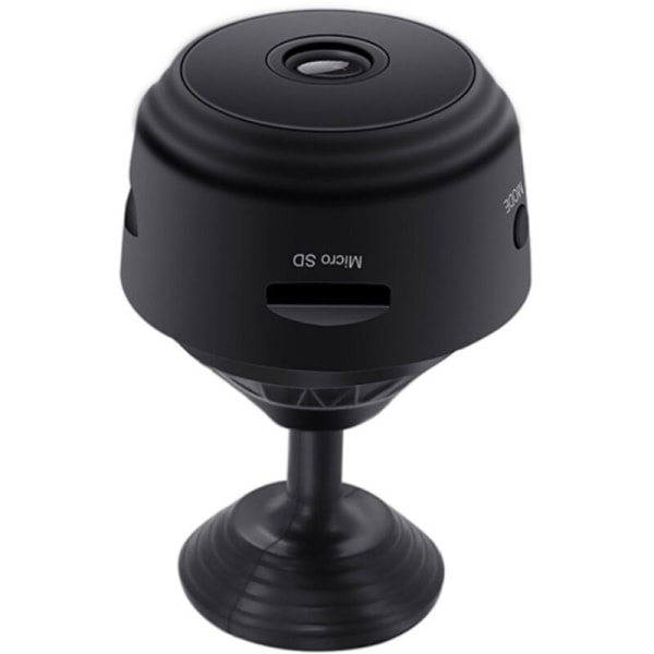 A9 1080P trådløst kamera Night Vision bevegelsesdeteksjon 150 graders vidvinkel hjemmesikkerhetskamera (svart), modell: svart