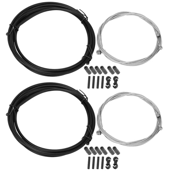 Cykelbremse- og Skiftekabel Linje Hus Sæt Derailleur Kits Cykel Tilbehør Sort
