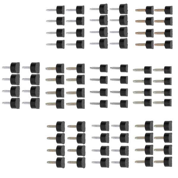 【NX】80 stk. højhælede spidser TPU polyurethan jernsko Reparation MultiSize Erstatning