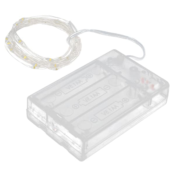 Foto Clip Light String Clip String Lampe Dekorationslys med 200 LED'er 60 gennemsigtige clips