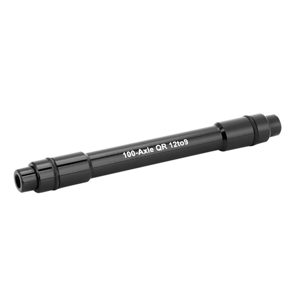【NX】Cykel Thru Axle Nav Adapter 12mm til 9mm Quick Release Spyd Sort