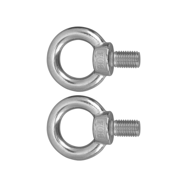 2kpl ruostumattomasta teräksestä valmistettu nostorengas silmukkapultti Heavy Duty Marine Grade rengaspultit M20