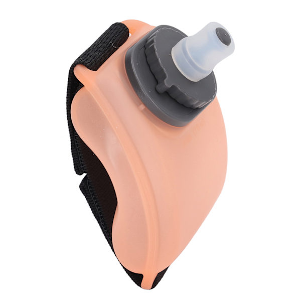 200 ml kannettava rannepullo Kiipeily Kannettava ulkoilmaurheilu Kannettava handsfree rannepullo Puoliläpinäkyvä oranssi
