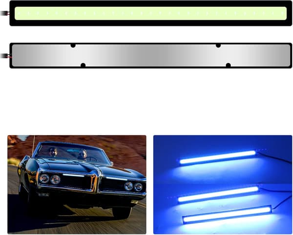 【NX】stk LED kjørelys, bil interiør eksteriør lyslist 12V Universal