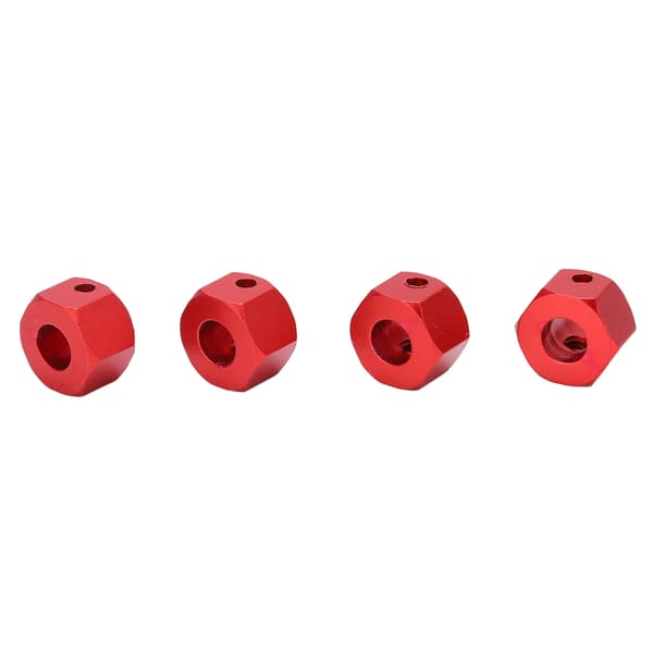 RC Hex Hjulnav Adapter Hub Udvidelsesforbindelse til Traxxas 1/10 RC Crawler Bil Køretøj Rød 8mm