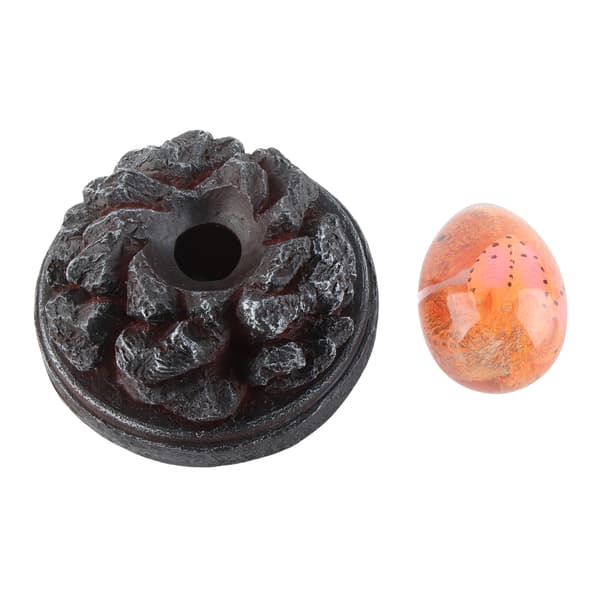 Saurs Dragon Egg Glødende Harpiks Lava Saurs Egg Hjem Ornament Samlinger