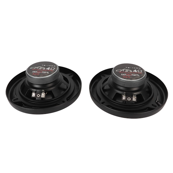 2 stk 350W Koaksiale Bilhøyttalere Varmeavledning 92dB Følsomhet 4 Ohm Omniretningsbestemt Stereo Lyd Bilhorn for Lastebil