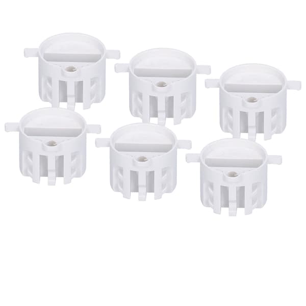 25 mm surfbräda svansroder slitsfot rep rund kopp fenpluggar med skruvar Nyckelnyckel blanc