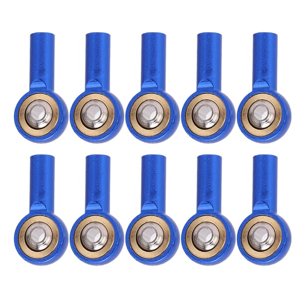 【NX】10 stk. RC M2 kulehode rustfritt korrosjonsbestandig lett RC link kulehodeholder for RC-biler roboter biler blå
