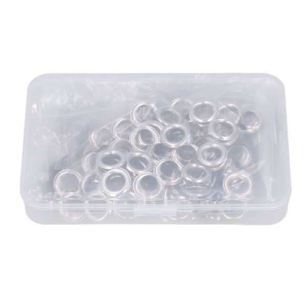 100 sarjaa Grommet Tool Kit Sisähalkaisija 12MM Silmälenkki Solki Canvas Solki Grommet Eye Tool Set asennustyökaluilla