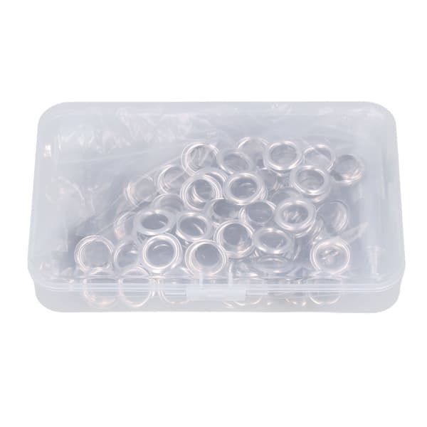 100 uppsättningar Grommet Tool Kit Innerdiameter 12MM Eyelet Spänne Canvas Spänne Grommet Eye Tool Set med installationsverktyg