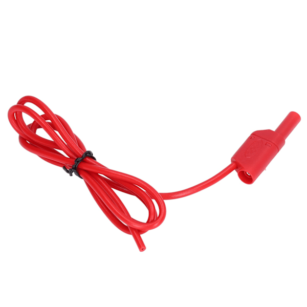 Bananplugg Testkablar Kit Säker typ hane till hane elektrisk multimeterset J.70016 4mmRöd