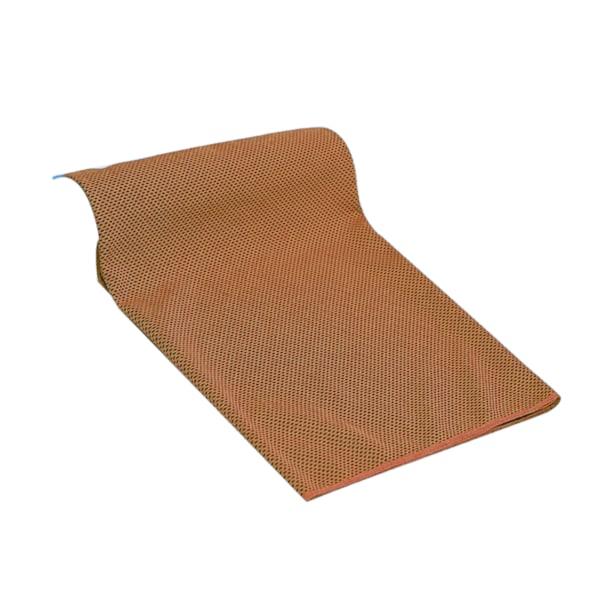 Køle Håndklæde Farvefast Letvægts Is Blød Åndbar Chilly Håndklæde til Yoga Sport Løbetræning Fitness Mørk Orange 30x90cm/11.81x35.43in