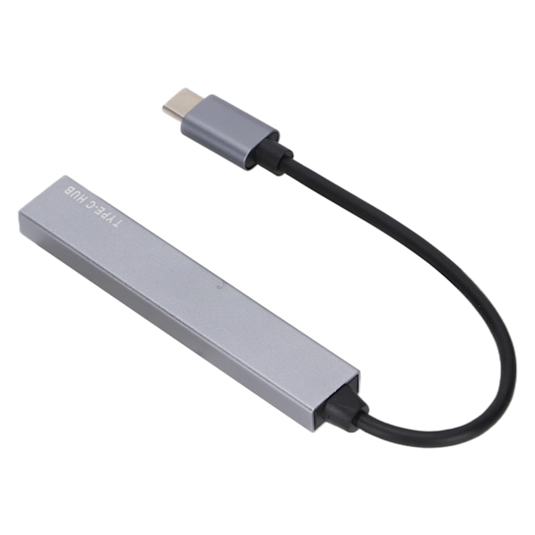 Laajennusasema TYPEC Mini Plug and Play USB2.0 USB 3.0 Hub 1 Liitäntä 4 Laajennusasema (Harmaa)