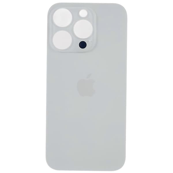 Batteridæksel til iPhone 14 Pro Max, reservedel til reparation (Stort Hul) Hvid[NX] White White