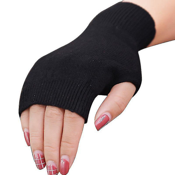 Angora Uld Halvfingerhandsker til Kvinder - Super Bløde & Varme