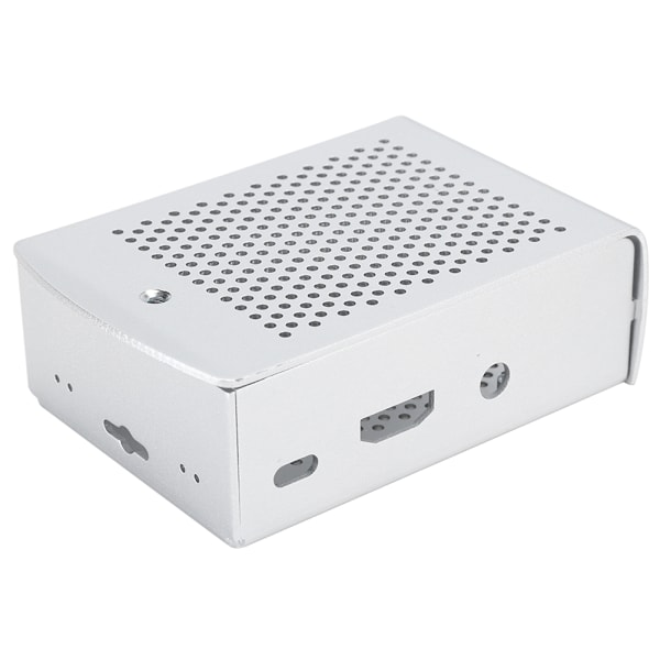 Aluminiumlegeringskabinet til Raspberry Pi 3 b 2B Moderkort Køling Beskyttelseskasse Sølv