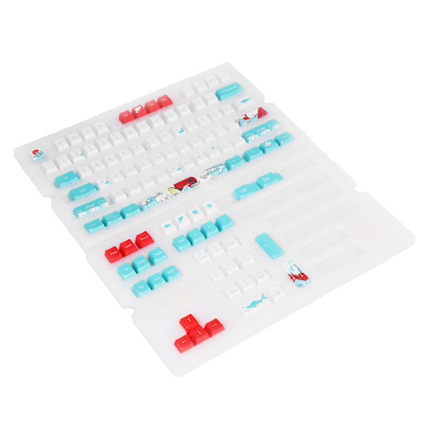 110 Keycap Puller Universal Ergonomic Oljemotstånd Tangentbord för PC-datorer