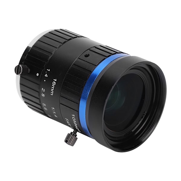 10 MP objektiv C-fäste 16 mm brännvidd 1 tum bildformat Manuell bländare för industriell kamera