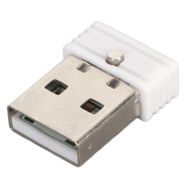 Mouse Jiggler Keep Screen Active Plug and Play USB Power Stark ABS Mouse Mover för datormötesspel Vit