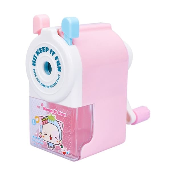 Pencil Sharpener Automatically Enters Lead PINK Pink