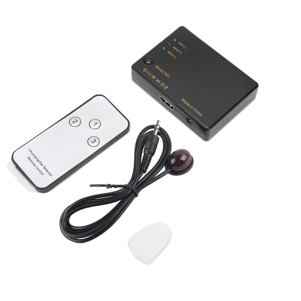 HD Multimedia Interface Switch HD Multimedia Interface 3 indgange 1 udgang Switch 4Kx2K med fjernbetjening