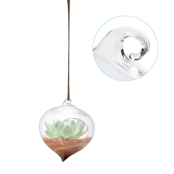 Kukka-astia mehikasveille Riippuva lasivaasi Kotipuutarhan koriste