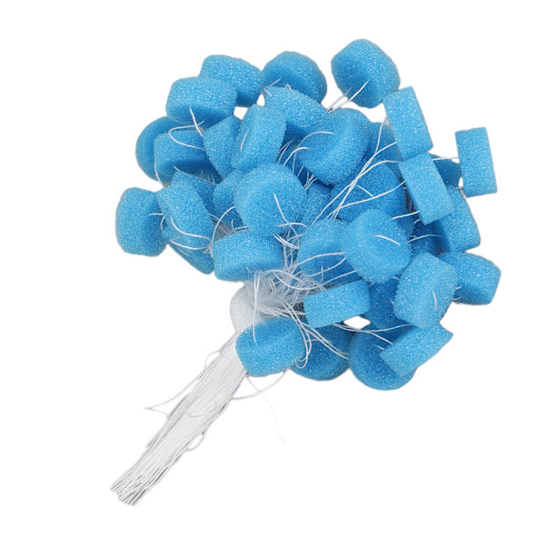 50 st Hörapparat Öronskydd Bärbar Flexibel Sponge Ear Plug Hörapparattillbehör för ElderlyXL Blå