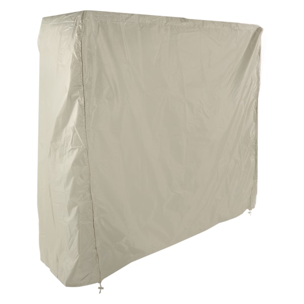 Bordtennis Bord Dammskydd 190 Silverbelagd polyester Taft Innergård Uteplats Vattentät Bordsplattor med dragkedja Beige 155x75x144cm