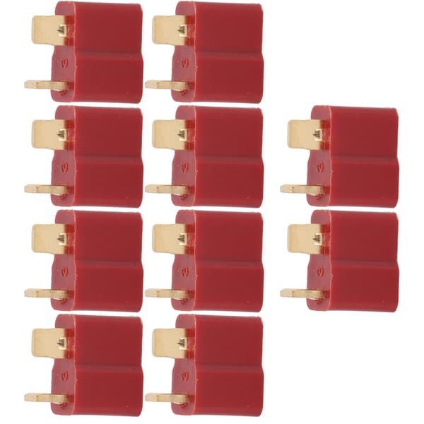 T Stikforbindelse 13.011 RC T Stik Hunforbindelse 25A Guldbelagte RC Batteristik til Fly RC Model