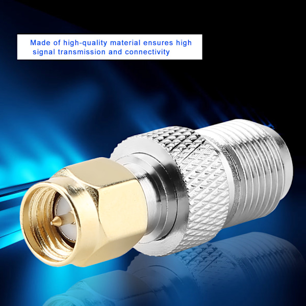 2st SMA hane till F hona RF koaxialadapter Rak kopplingskontakt