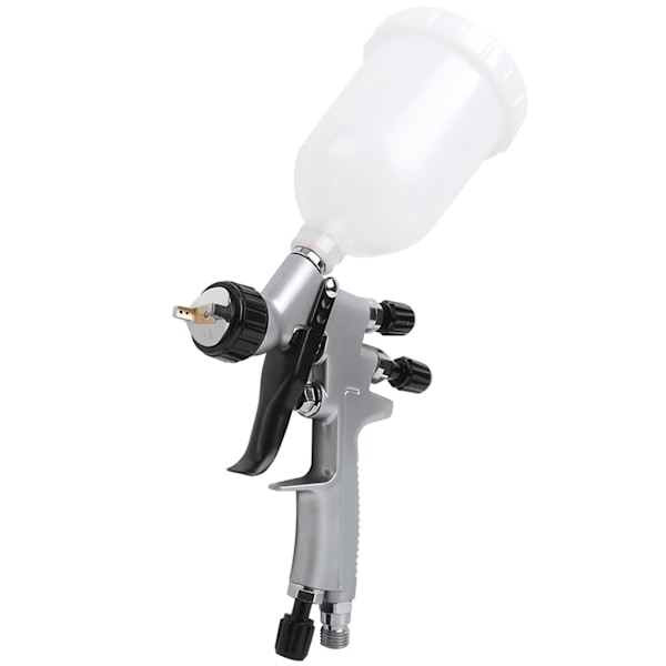 Pneumatisk sprøytepistol Air High Atomization Paint Sprayer Plastbeholder 250ml Kaliber 1.0mm