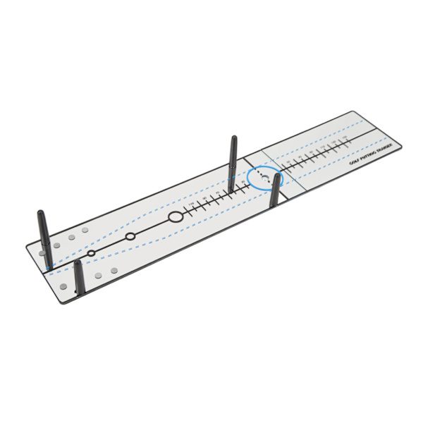 【NX】Golf Putting Alignment Mirror with Putter Line Acrylic Foldable Golf Alignment Tool for Training Practice Indoor Outdoor