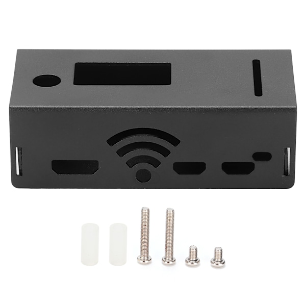 Skyddsskal för RPi-modell Transparent digital aluminiumlegering Hotspot-fodral för RPi Walkie Talkie