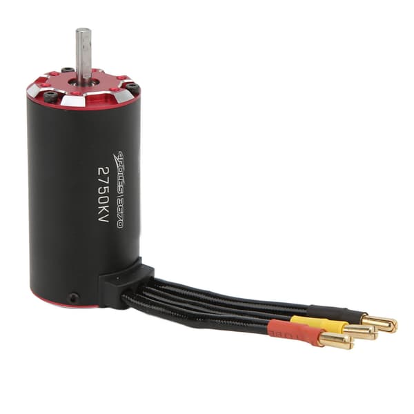 3670 2750KV 4-polet supersonisk børsteløs motor med temperatursensor til 1/8 1/10 RC-bil