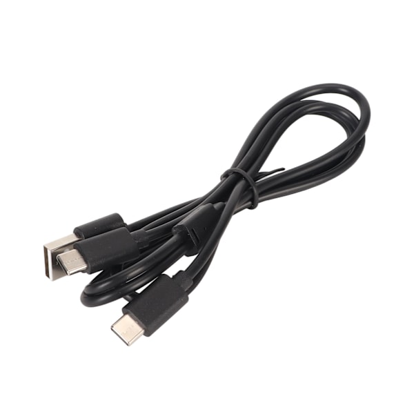 Dubbel Laddningskabel Professionell Effektiv 2 i 1 USB C Laddningskabel för PS VR2 för PS5 2,8 fot