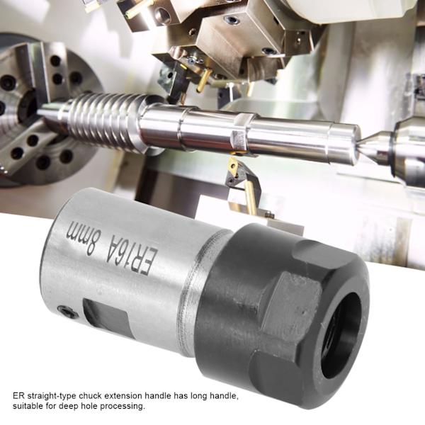 8 mm hög precision förlängningsstång Spännhylsa Chuck Hållare Motoraxel för djuphålsbehandling