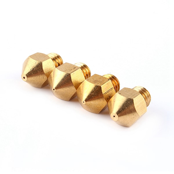 4st 0,2+0,3+0,4+0,5 mm Extruder Munstycke Print Head For Makerbot 3D Printer Set