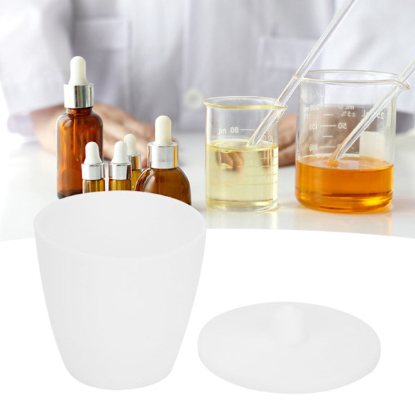 Laboratoriebeger Højformet PTFE-begerglas med låg Eksperimentel tilbehør 30ml