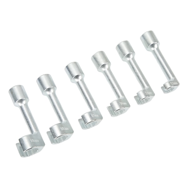 6-pack bränsleinsprutarens linjeinsprutningshylsesats 1/2 tum 12 mm 14 mm 16 mm 17 mm 18 mm 19 mm bränslesystemverktyg