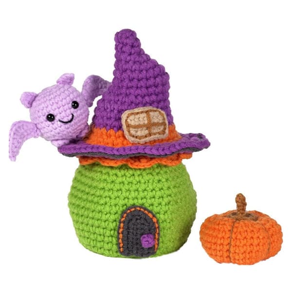 【NX】Halloween Crochet Kit with Video Instruction, Crochet Hook, Needle
